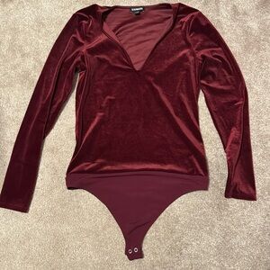 express velvet bodysuit